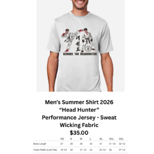 Men’s Summer T-Shirt -Head Hunter